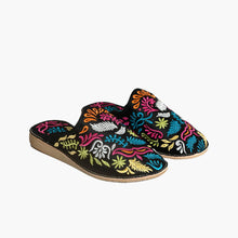 Load image into Gallery viewer, Floral Embroidered Women&#39;s Belgha - Stylish Comfort
