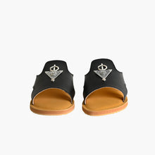 Load image into Gallery viewer, Handcrafted Moroccan Leather Sandals with Traditional Berber Silver Adornments
