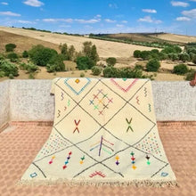 Load image into Gallery viewer, Handmade Moroccan Berber Wool Rug - Mosaic of Sands
