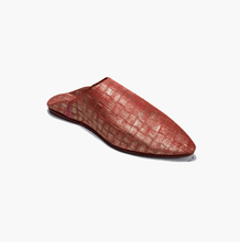 Load image into Gallery viewer, Moroccan Rose Gold Women&#39;s Babouche Slippers
